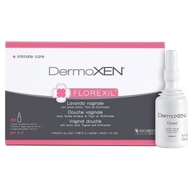 Ekuberg Pharma S.U.R.L. Dermoxen Florexil Lavanda Vaginale 5 Flaconi 140 Ml-image
