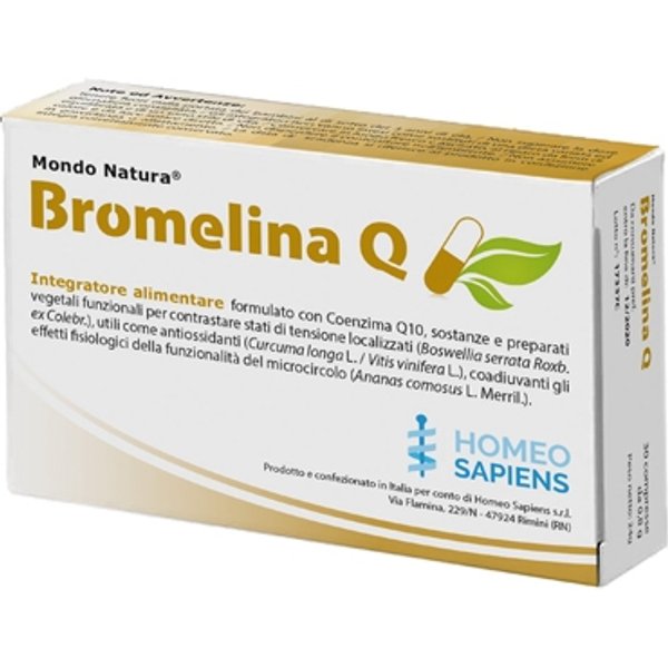 Homeo Sapiens Bromelina Q Mondo Natura 30 Compresse-image