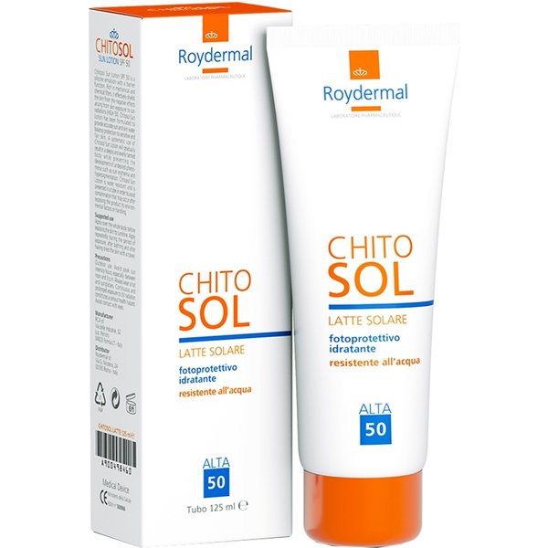 Roydermal Chitosol Latte Solare Fp 50 Tubo 125 Ml-image