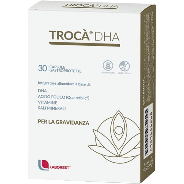 Laborest Troca Dha Integratore - Per Gravidanza, 30 Capsule Gastroprotette-image