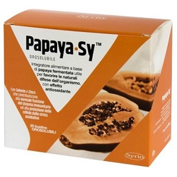 Syrio Papaya-Sy 20 Bustine 92 G Polvere Orosolubile-image