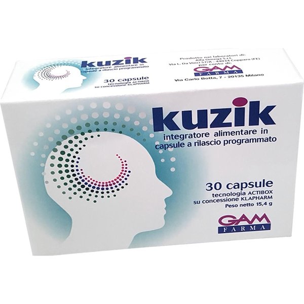 Gam Farma Kuzik Integratore Alimentare Per Emicrania E Cefalea 30 Capsule-image