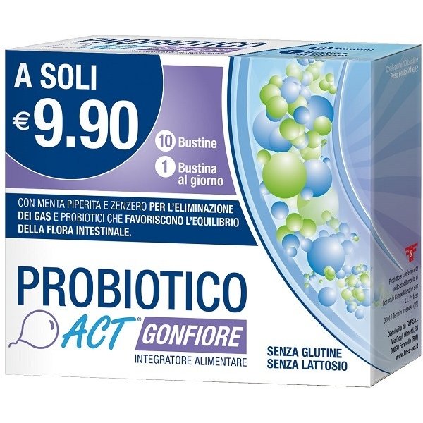 Linea Act Probiotico Act Gonfiore Integratore Di Probiotici, 10 Bustine-image