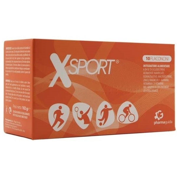 Pharmaguida Xsport 10 Flaconcini - Integratore Sportivo Per L'energia E Il Recupero, 10 Ml-image