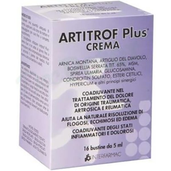 Interfarmac Artitrof Plus Crema 16 Bustine Da 5 Ml-image