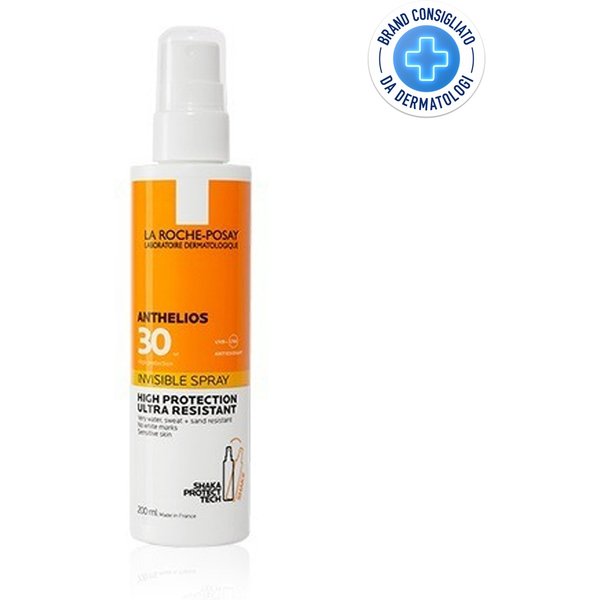 La Roche-Posay Anthelios - Spray Solare Corpo Invisibile Uva/Uvb SPF30, 200Ml-image