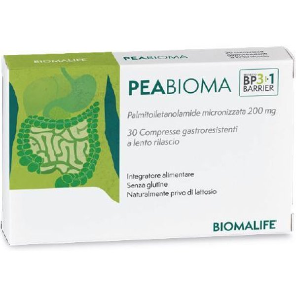 Unifarco Peabioma Integratore 30Cpr - Integratore Alimentare Per Il Benessere Intestinale, 24 G-image