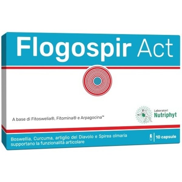 Laboratori Nutriphyt Flogospir Act 10 Capsule-image