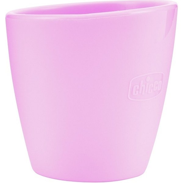 Chicco Tazza In Silicone Rosa 6M+, 1 Pezzo-image