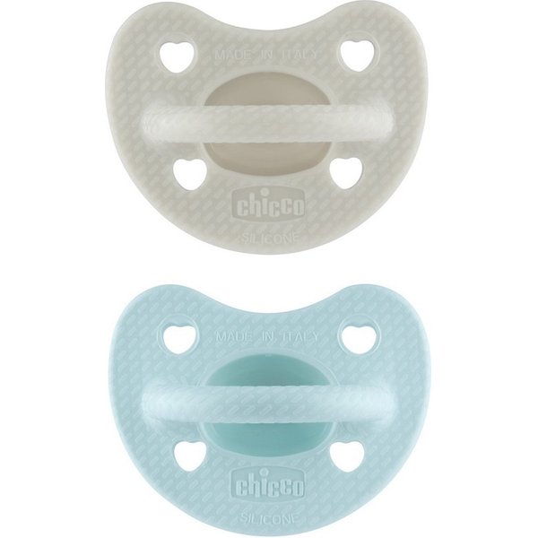 Chicco Physioforma - Soft Luxe 6-16M Succhietto In Silicone Bimbo, 2 Pezzi-image