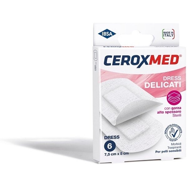 Ceroxmed Dress - Cerotti Delicati 7,5 X 5Cm, 6 Cerotti-image