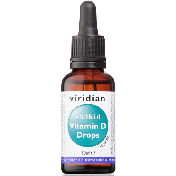 Natur Viridian Viridikid Vitamin D3 400Ui Gocce 30Ml-image