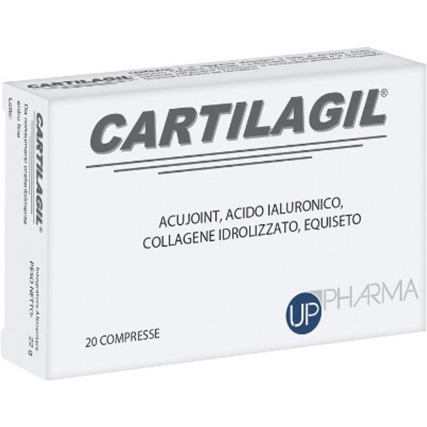Up Pharma Cartilagil - Integratore Con Acido Ialuronico Per Le Articolazioni, 20 Compresse-image