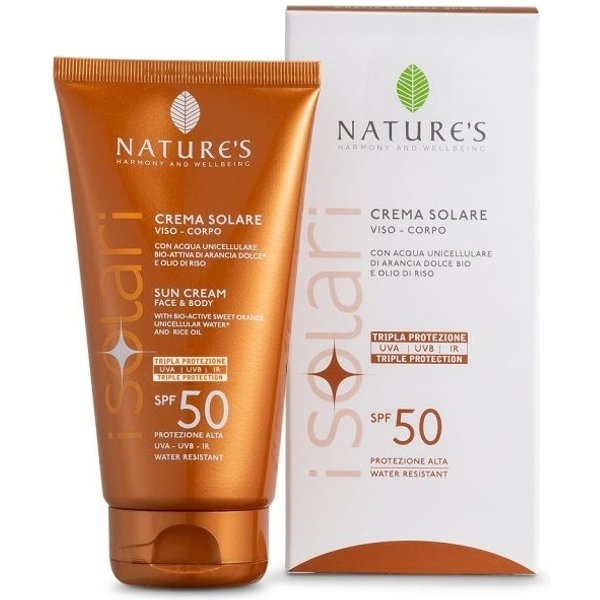 Bios Line Nature's I Solari Crema Solare Viso Corpo SPF50 Protezione Alta 150Ml-image