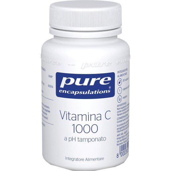 Pure Encapsulations Vitamina C1000 Integratore Difese, 30 Capsule-image