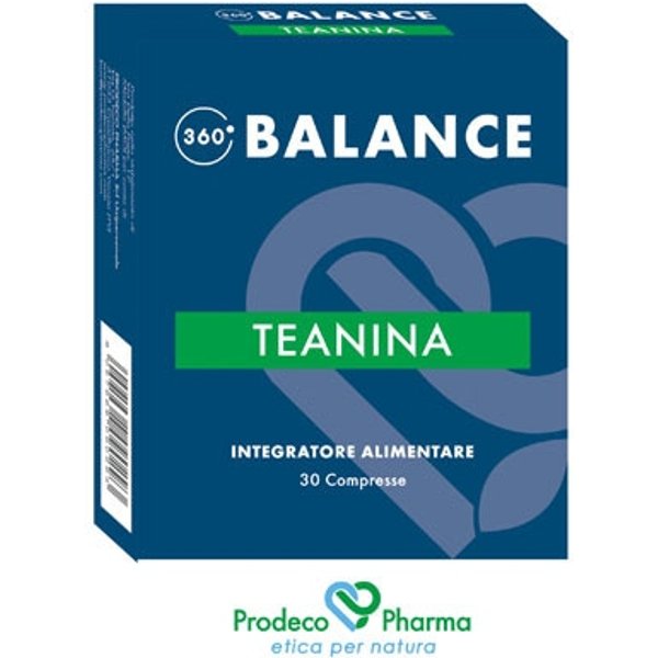 Prodeco Pharma 360 Balance Teanina - Integratore Teanina Prodeco Pharma 360 Per Rilassamento E Insonnia, 30 Compresse-image