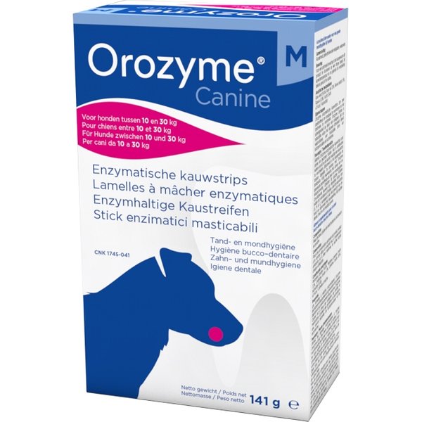 Orozyme Canine Strisce Enzimatiche Masticabili Per Cani Di Taglia Media-image