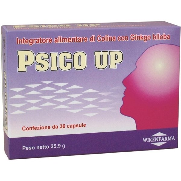 Wikenfarma Psico Up - Integratore Per La Memoria, L'attenzione E La Concentrazione, 36 Capsule-image