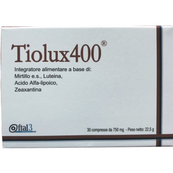 Oftal 3 Italia Tiolux 400 30 Compresse-image