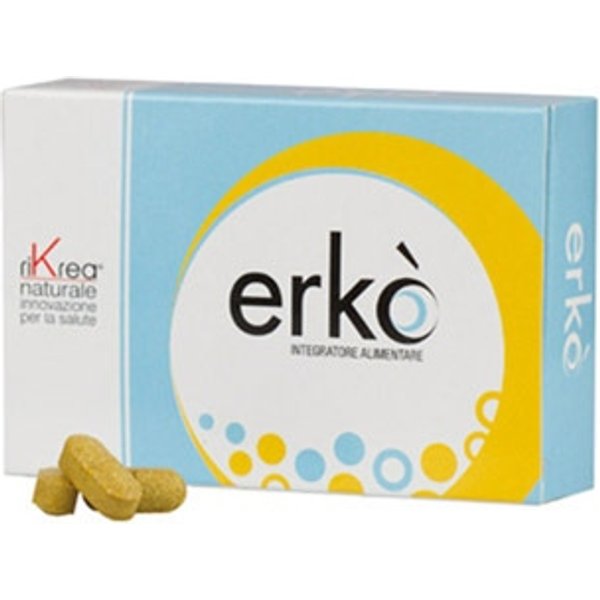 Rikrea Erko - Integratore Alimentare Per Il Controllo Del Colesterolo, 30 Compresse Da 900 Mg-image