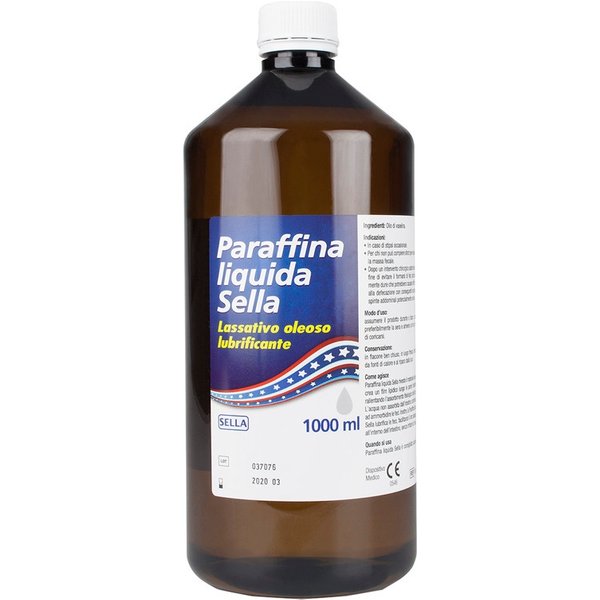 Sella Paraffina Liquida Lassativo Oleoso Lubrificante, 1 Litro-image