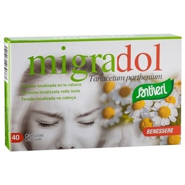 Santiveri Migradol - Integratore Alimentare Per La Tensione Alla Testa, Migradol 40 Capsule-image