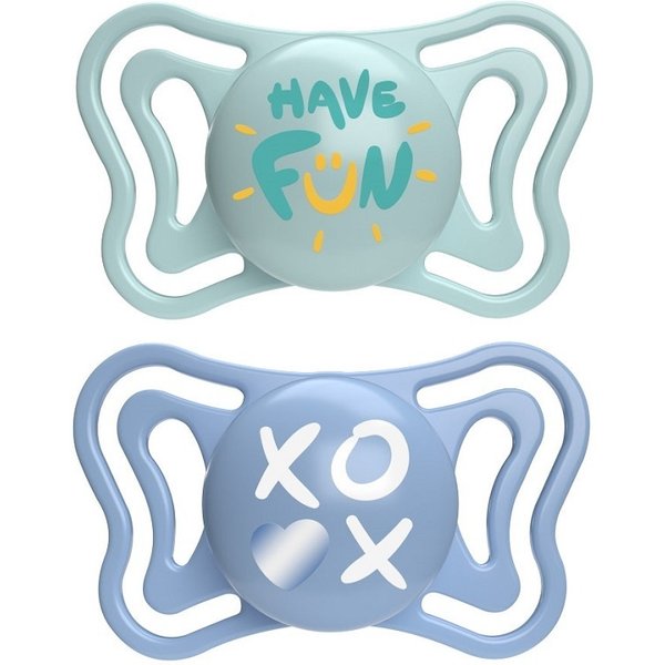 Chicco Physioforma - Light Succhietto 6-16M Tettarella In Silicone Azzurro, 2Pz-image