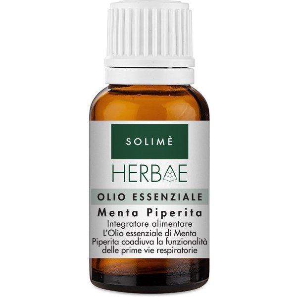 Solimè Herbae Menta Piperita Olio Essenziale - Integratore Alimentare Per Le Vie Respiratorie, 10 Ml-image