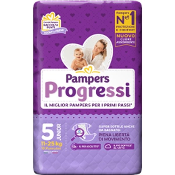 Fater Pampers Progressi Junior 18 Pezzi-image