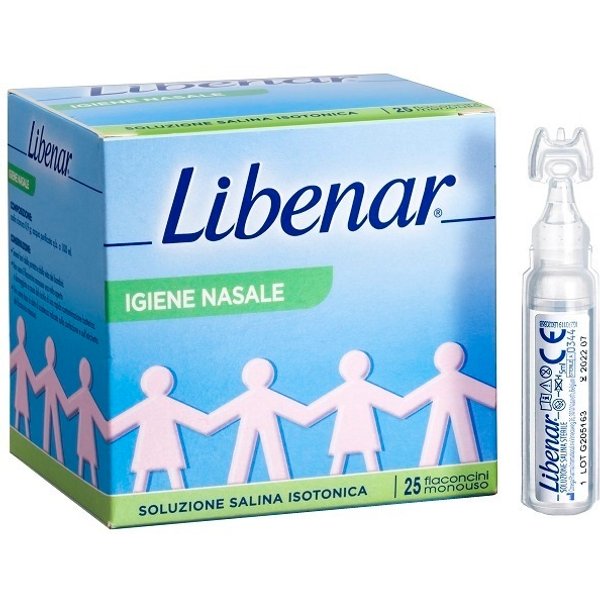 Libenar Soluzione Fisiologica Salina Sterile Senza Conservanti, 25 Flaconcini-image