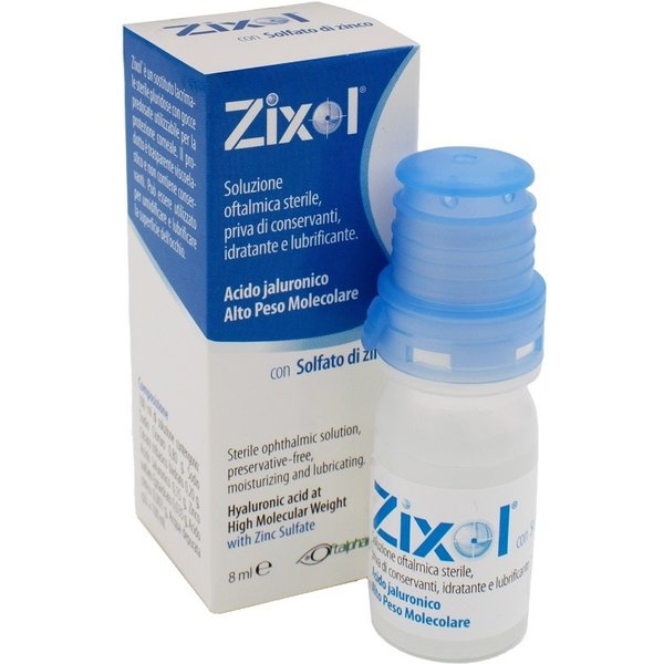 Oftalpharma Zixol Flaconcino Soluzione Oftalmica Idratante E Lubrificante, 8Ml-image