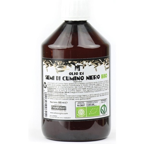 ErbaVoglio Production Olio Di Semi Di Cumino Nero Bio 500 Ml-image