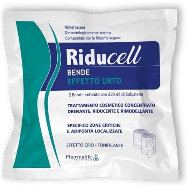 Pharmalife Research Riducell - Bende Riducell Effetto Urto Per La Cellulite E Il Gonfiore, 2 Bende-image