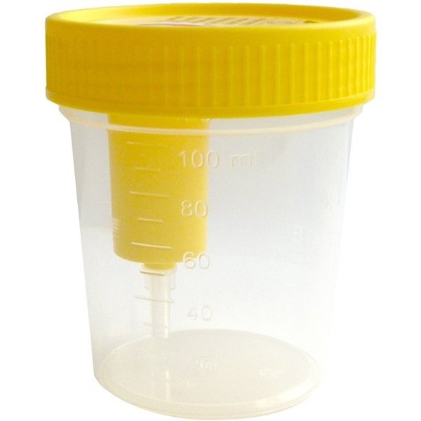 Pharmamentis Contenitore Sterile Per Urina - Barattolo Per Le Analisi Di Laboratorio, 120 Ml-image