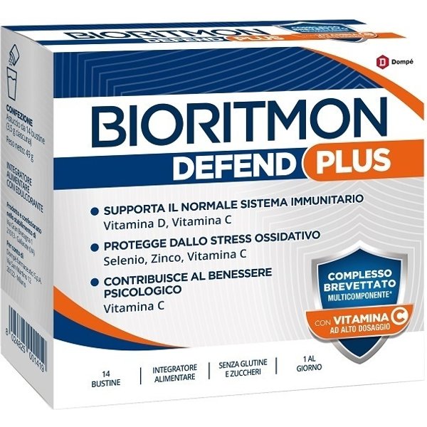 Bioritmon Defend Plus Integratore Sistema Immunitario, 14 Bustine-image