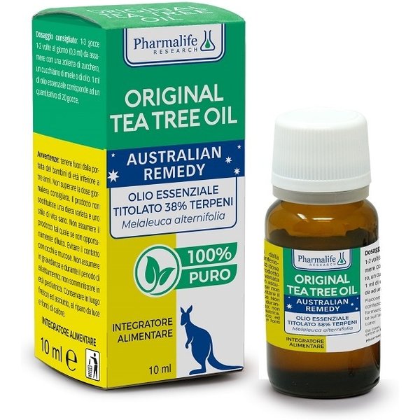 Pharmalife Research Original Tea Tree Olio Essenziale - Integratore Alimentare, 10 Ml-image