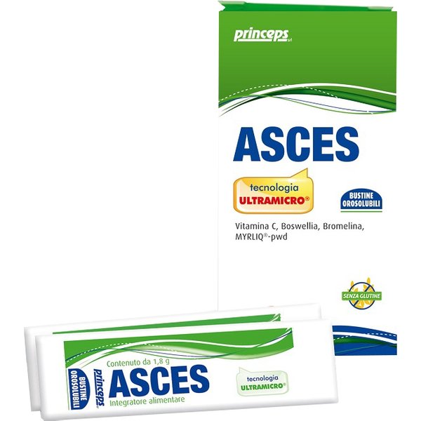 Princeps Asces - Integratore Alimentare Asces 10 Ad Azione Antinfiammatoria, 10 Bustine Da 1,8 G-image