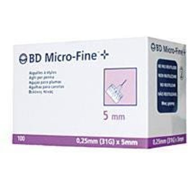 Bb Farma Ago Per Penna Da Insulina Bd Microfine 31 Gauge 5 Mm 100 Pezzi-image