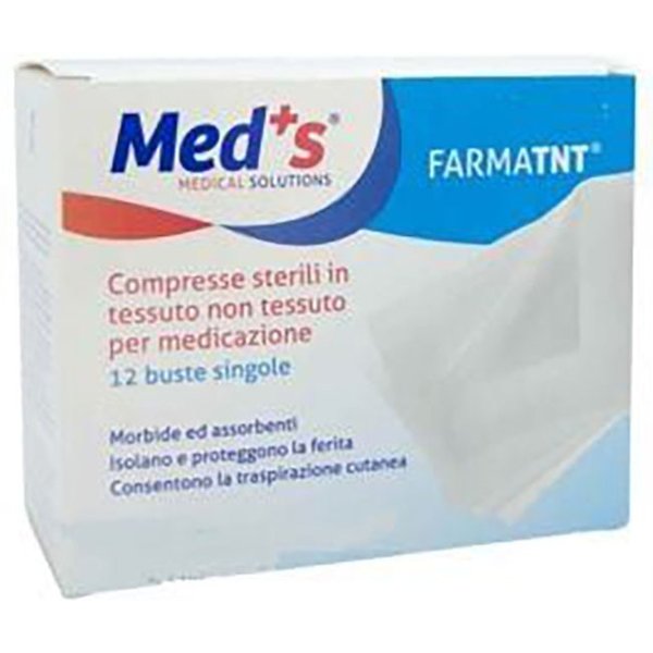 Farmac-Zabban Garza Compressa Meds Tessuto Non Tessuto 7,5X7,5 12 Pezzi Peel Ope-image