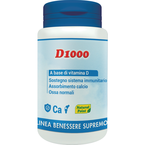 Natural Point D1000 Integratore Alimentare, 70 Capsule Vegetali-image