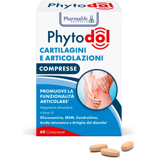 Pharmalife Research Phytodol Cartilagini E Articolazioni Integratore Funzione Articolare, 60 Compresse-image