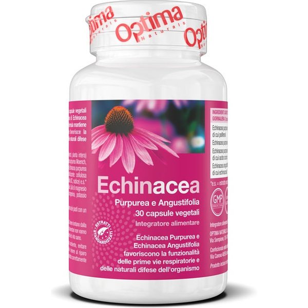 Optima Naturals Echinacea - Purpurea E Angustifolia Capsule Vegetali, 30 Capsule-image