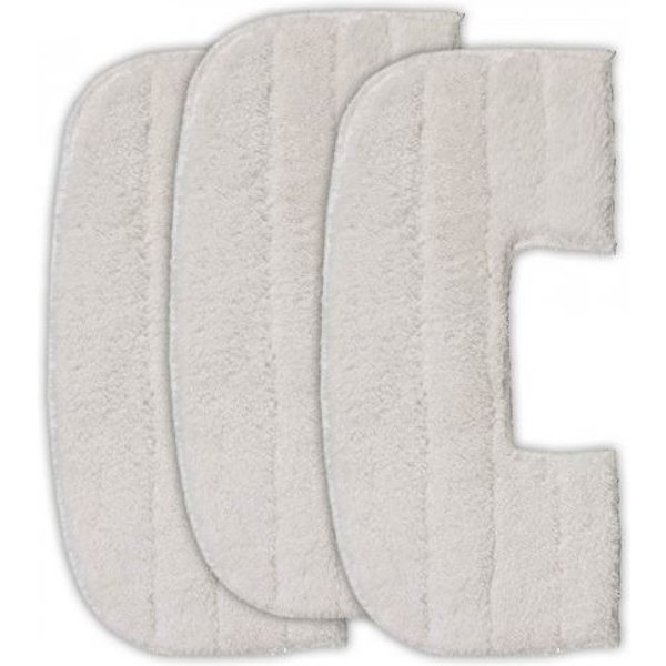 White Polishing Pads (3 Pack) for Rug and Floor Snap-on Base