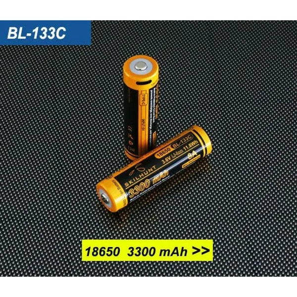 BL-133C 3300mAh 18650 Built-in USB-C Port Protected Battery
