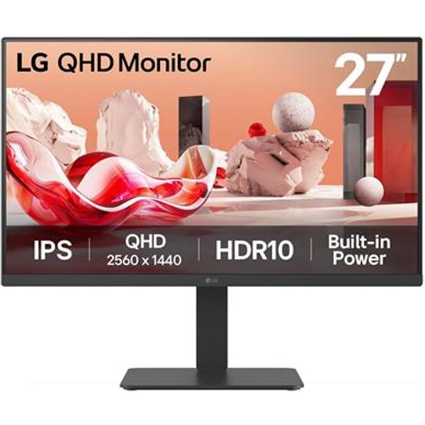 LG 27 Ips Borderless 2560X1440 HDR10 27BA54QB-B.AEU-image
