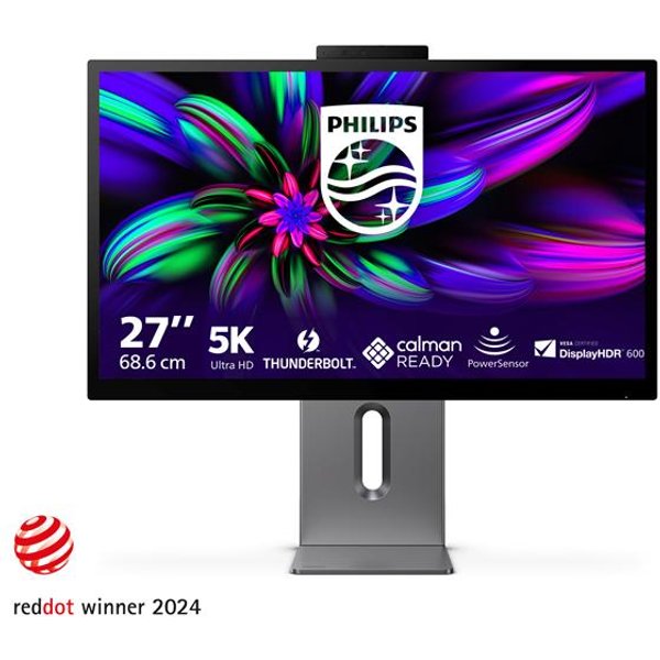 Philips 27 16:9 Ips 5120X2880 Webcam Multimed Hdmi Dp USB 27E3U7903/00-image
