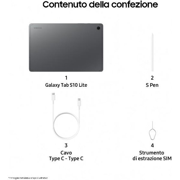 Samsung Galaxy Tab S10 Lite 10.9 5G Enterprise 6+128GB SM-X406BZAREEE-image