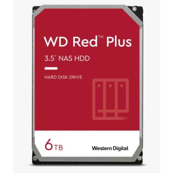 Western Digital Wd Red Plus 6TB 3.5 Sata 5400RPM WD60EFPX-image