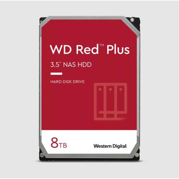 Western Digital Wd Red Plus 8TB 3.5 Sata 5640RPM WD80EFPX-image