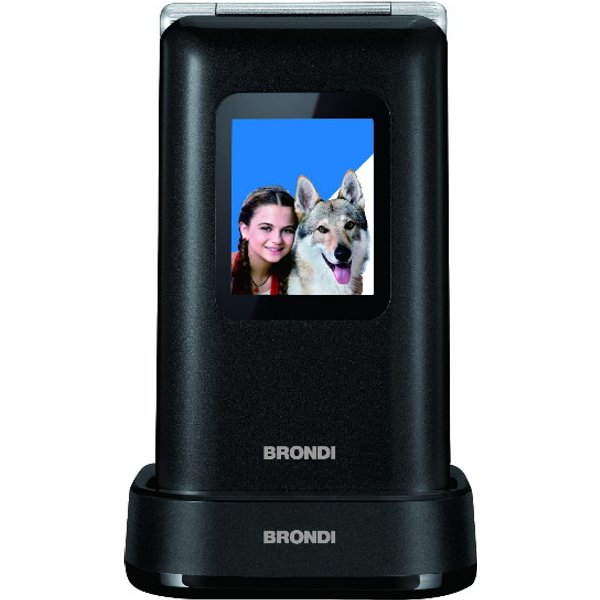 Brondi Cellulare Amico Prezioso Black Metal 10279000-image